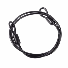 zaizai Accessori ZAIZAI 3pcs Cable Cable Wire Rope 100cm / 39 '' Outdoor Sport Bike Bike Bicycle Cycling Scooter Guard Guard Bagagli (Color : Black, Size : 1000mm)
