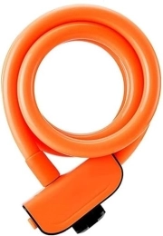ZECHAO Accessori ZECHAO Cavo di bloccaggio della bici di impronta digitale, blocco a catena antifurto senza tavo Lucchetti (Color : Orange, Size : 120cm)