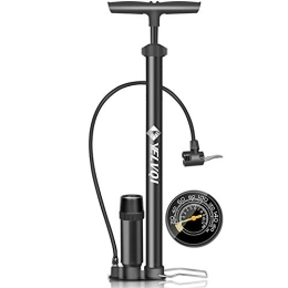 BCGT Pompe da bici BCGT Pompa per Bici Pressione sopra la Pompa per Il Pavimento della Bicicletta, 160psi ad Alta Pressione, Pompa della Bici (Color : Black)