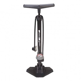 YMYGBH Accessori Bicicletta d'aria della pompa del gonfiatore della gomma con la parte superiore del barometro Tipo di pavimento bici di guida ad alta pressione pompa INFLATOR Ciclismo Accessori ( Color : Black )