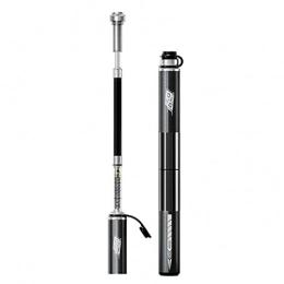 Bike Pump - High Pressure 160 PSI - Presta Bike Pump Automatically Switches to Schrader for Road MTB & BMX bicycle tire pump adapter for compressor