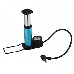BUMSIEMO Accessori BUMSIEMO - Pompa da pavimento portatile per bicicletta, con pompa a pavimento, con pressione blu