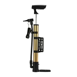 BWHNER Accessori BWHNER Mini Pompa per Bici ad Alta Pressione, valvola Compatibile, Pompa per Bicicletta Portatile in Alluminio, per gonfiatore da Basket per Moto da Bici, d'oro