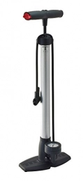 Büchel Stand Pompa con manometro e Doppia Testa in Alluminio, Argento, 11.5 x 23,5 x 60 cm, 62302012