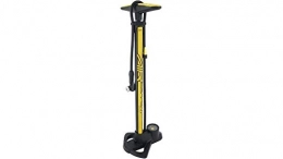 Diverse Accessori Contec Air Supporter - Pompa da pavimento per bici, fino a 10 bar, con manometro, colore: giallo