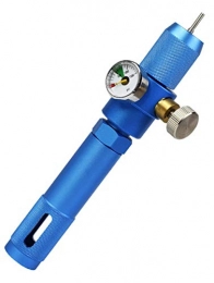CWXDIAN Pompe da bici CWXDIAN Gonfiatore Speciale per cilindri Portatile con Funzione di Regolazione del manometro, Sezione A