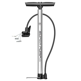 Daoco Pompe da bici Daoco Pompa universale per bicicletta, ad alta pressione, pompa ad aria portatile, in metallo, per bicicletta, moto, basket