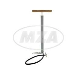 DDR altbestand Stand pompa ad aria grigio, con manico in legno e tubo