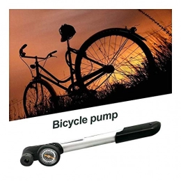 DLYGH Pompe da bici DLYGH Pompa per Bicicletta Pompa di Bicicletta Bocca Smart con barometro Mini Tubo Gonfiabile Portatile Sport Outdoor Accessori MD-DQT