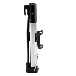 FMOPQ Pompe da bici Floor Pump for Bicycles Fits The America and France Nozzle Valve Types Compact Durable Quick Easy Includes Needle to inflate Sports Balls for Volleyball Football Soccer and Basketball