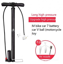 Jingyinyi Pompe da bici Gonfiatore per bicicletta, batteria elettrica per uso domestico ad alta tensione, pompa universale per tubo gonfiabile per bicicletta, automobile-Nero ad alta pressione