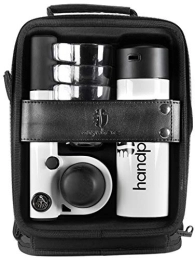 Handpresso Pump Set Bianco 48301 Valigetta con la macchina espresso portatile e manuale per cialde ESE o caffè sciolto