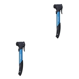 ICDKOYK Accessori ICDKOYK 2 Set di PP-02 Pompa per bici in lega Pompa per bicicletta portatile professionale fissabile per gonfiaggio pneumatici Valvola americana per bicicletta blu