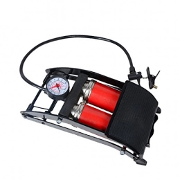 Jiele Foot Operated Air Pump, pompa da pavimento con manometro accurate, pompa a pedale Gonfiatore portatile per bici, moto, auto, basket e più