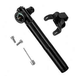 Liadance Accessori Liadance Mini Bike Pump Portable 300PSI Aluminum Alloy 2 in 1 Valve Bicycle Air Pump Black