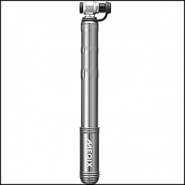 Meqix Accessori Metal-Diamond HV Meqix L mini pompa 230 mm 6, 2bar pompa aria per bici colore grigio