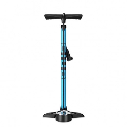 Mhwlai Pompa per Bicicletta, Pompa per manometro Verticale per Bici da Strada per Mountain Bike Pompa a Pavimento (Tre opzioni di Colore),Blu