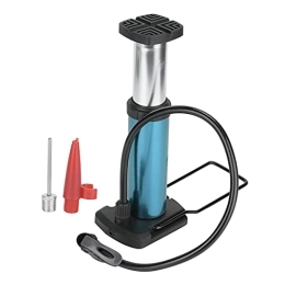 COFUNU Pompe da bici Mini pompa a pedale per bicicletta, pompa da pavimento portatile ad alta pressione per gonfiaggio pneumatici, accessorio per bicicletta (blu)