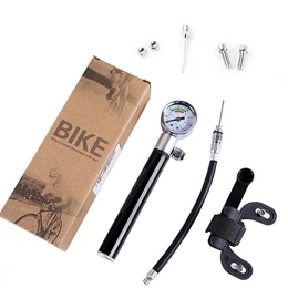 ARVALOLET Accessori Mini pompa per bicicletta da 210 psi MTB con manometro, pompa per bicicletta, mini pompa per bicicletta, pompa portatile