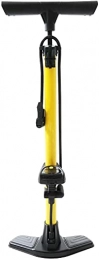 Pompa ad aria ad alta pressione pompa per biciclette pompa del pavimento della pompa del pavimento del manometro digitale Pompa a mano ad alta pressione mini 160 PSI lega di lega gialla per mountain b