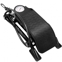 Keliour Accessori Pompa per Bici Pompa portatile per biciclette piccola e leggera Pompa a pedale ad alta pressione Universale Pompa a pedale universale per Bici e Palloni ( Color : Black , Dimensione : 31.5x14.5x9cm )