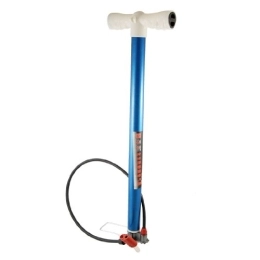Ruilogod Pompe da bici Ruilogod Bike T Forma maniglia di plastica blu gonfiatore della pompa aria bianca