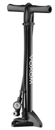 Voxom Pompe da bici Voxom Pu10 - Pompa da pavimento unisex, per adulti, 55 cm, colore: Nero