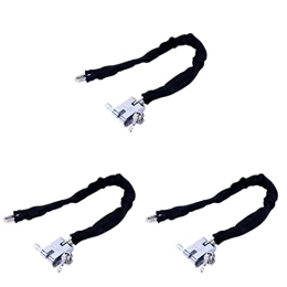 ABOOFAN Accessories ABOOFAN 3pcs Cable Lock Heavy Duty Braided Stainless Steel Cable Lock for Outdoor Cycling Security (100cm)