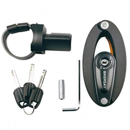 ABOOFAN Accessories ABOOFAN Bicycles Safety Lock Anti- theft Metal Chain Lock Bike Key Folding Lock