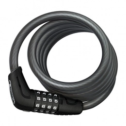 ABUS  ABUS 5510C Numero 180 Combi Coil Scmu Cable Lock - Black