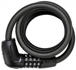 ABUS Bike Lock ABUS 6512C SCLL Spiral Cable Lock, Black, 180 cm