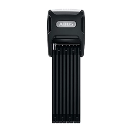 ABUS  ABUS Bordo Alarm 6000A - Folding Lock with Holder - Hardened Steel Bicycle Padlock with Alert Signal - ABUS-Security Level 10 - 120 cm - Black