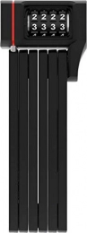 ABUS  ABUS Bordo uGrip 5700 / 80C Folding Lock with Bracket - Bicycle Lock with 5 mm Thick Bars - ABUS Security Level 7 - 80 cm - Black