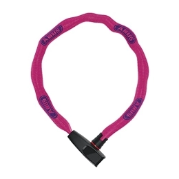 ABUS Accessories ABUS Catena 6806K Neon Pink Chain Lock - Plastic Coated Bicycle Lock - ABUS Security Level 6 - 75 cm - Pink