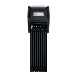 ABUS Accessories ABUS foldable Lock Bordo Big Alarm 6000A / 120 SH, Bracket, Hardened Steel Bike Lock, Warning Tone, ABUS Security Level 10, 120 cm, Black