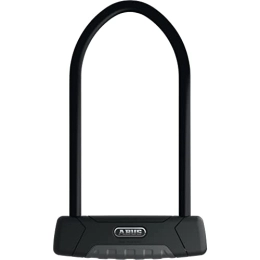 ABUS  ABUS U-lock Granit XPlus 540 and SH B Bracket, Bike Lock with XPlus Cylinder as Tamper Protection and Illuminated Key, ABUS Security Level 15, Black, 23 cm