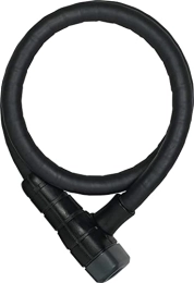 ABUS Bike Lock ABUS Unisex – Adulto 6615K / 85 / 15 BK SCLL Steel-O-Flex, 0, 85 cm