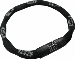 ABUS Bike Lock ABUS Unisex_Adult 8808C / 85 BK Padlock, Black (red), one size