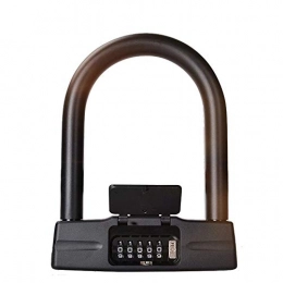 ALXDR Accessories ALXDR Bicycles U Lock Heavy Duty Anti Theft Bike Scooter Motorcycles Combination Lock Combo Gate Lock