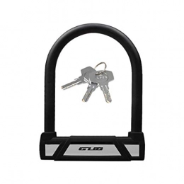 Amosfun Bike Lock Amosfun Bike lock Heavy Duty Anti Theft Lock with U Lock Shackle for Outdoor Cycling Security (Black)