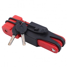 anruo Accessories anruo Folding bicycle lock steel bicycle lock safety cable lock anti-theft combination mountain bike riding tool bicycle lock