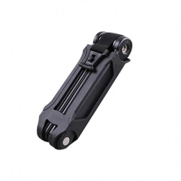 Root of all evil Accessories Anti-Cut Safety Mtb Folding Bike Folding Lock Professional Anti-Theft Alloy Steel Cycling Mountain Road Bicycle Keys Safety Tool-Black