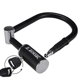 Anti Theft Strong U Lock Bike Security Electronic Car Bicycle Lock Steel MTB Mountain Road Bike Lock Bicycle Accessories (Color : ET160L)