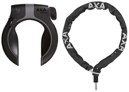 AXA Accessories AXA antivol Defender-Argent / noir-Prise avec chaîne 1 m pour la chaîne
