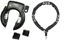 EMIUP Bike Lock AXA Defender Art" Frame Lock 01200108 K, Bicycle Lock with Axa Chain RLC100