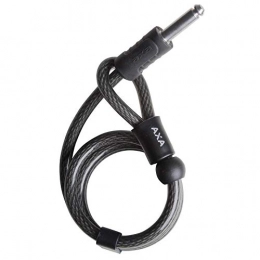 AXA Bike Lock AXA Plug in RLS 115 / 10 Unisex Adult Anti-Theft Cable, Black, Length 115 cm