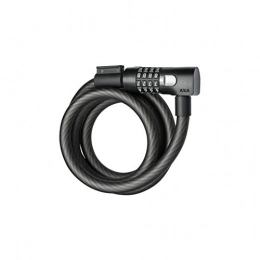 AXA Accessories AXA Unisex - Adult Code Cable Lock Resolute C15-180, Black, 180 cm