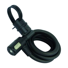 AXA Accessories AXA Unisex Adult Rigid 180 / 8 Bike Cable Lock - Matt Black, 1800mm x 8mm