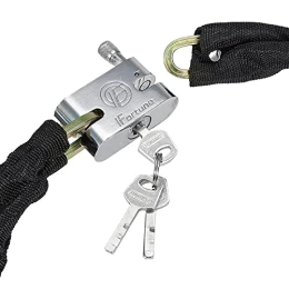 AYKONG Accessories AYKONG Portable Anti Theft Bike Lock 1.8m Metal Chain Lock Outdoor Motorbike Bicycle Scooter Padlock Cycling E-bike Lock