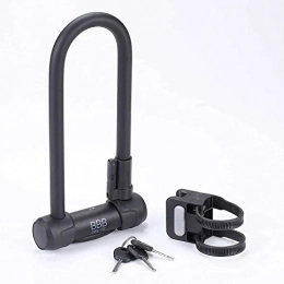 BBB Cycling Bike Lock BBB Cycling BBL-78 Cyclelock U ART3 / Sold Secure Gold, Black, 141 mm x 295 mm